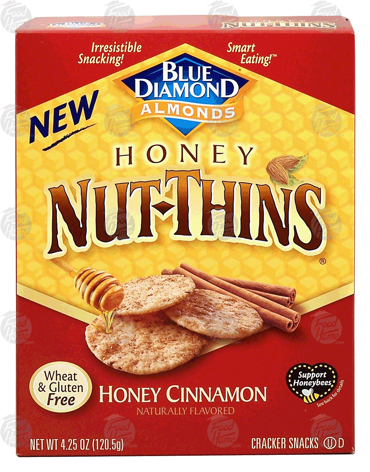 Blue Diamond  honey cinnamon cracker snacks, wheat & gluten free Full-Size Picture